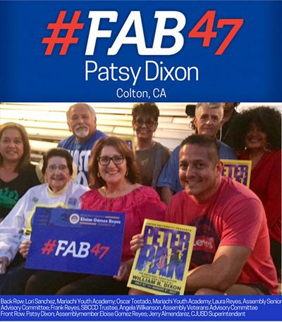 FAB47 Winner Patsy Dixon