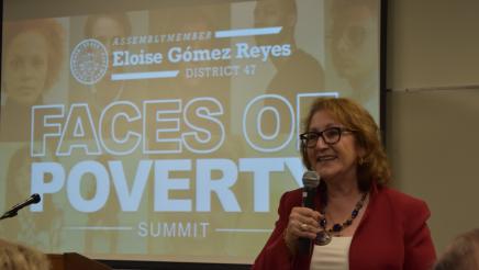 Assembly Member Eloise Gomez Reyes hosts the Faces of Poverty Summit